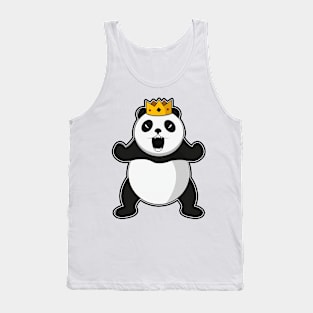 Make way for King Panda 👑 Tank Top